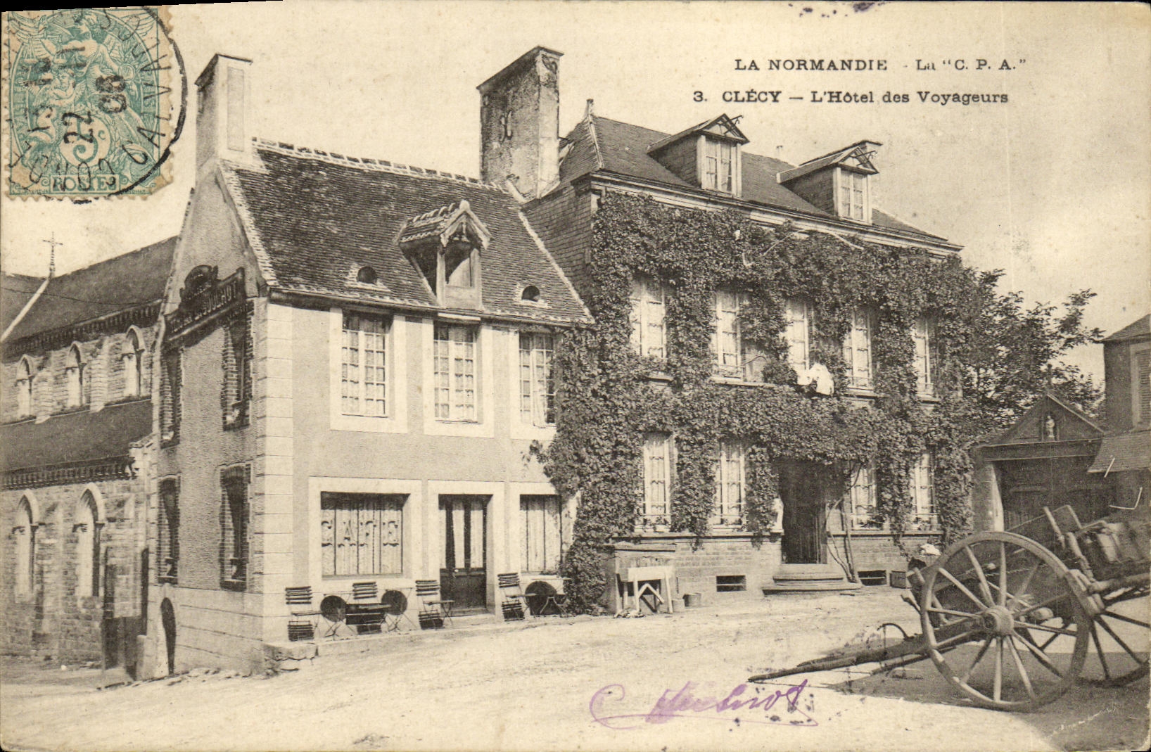 CPA Clecy Hotel des voyageurs