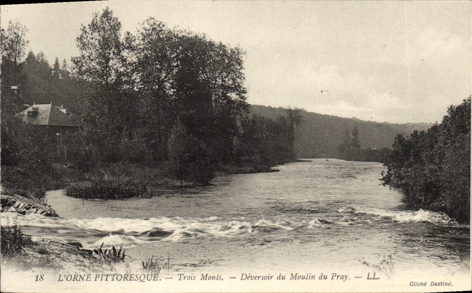 CPA Trois Monts Deversoir du Moulin du Pray