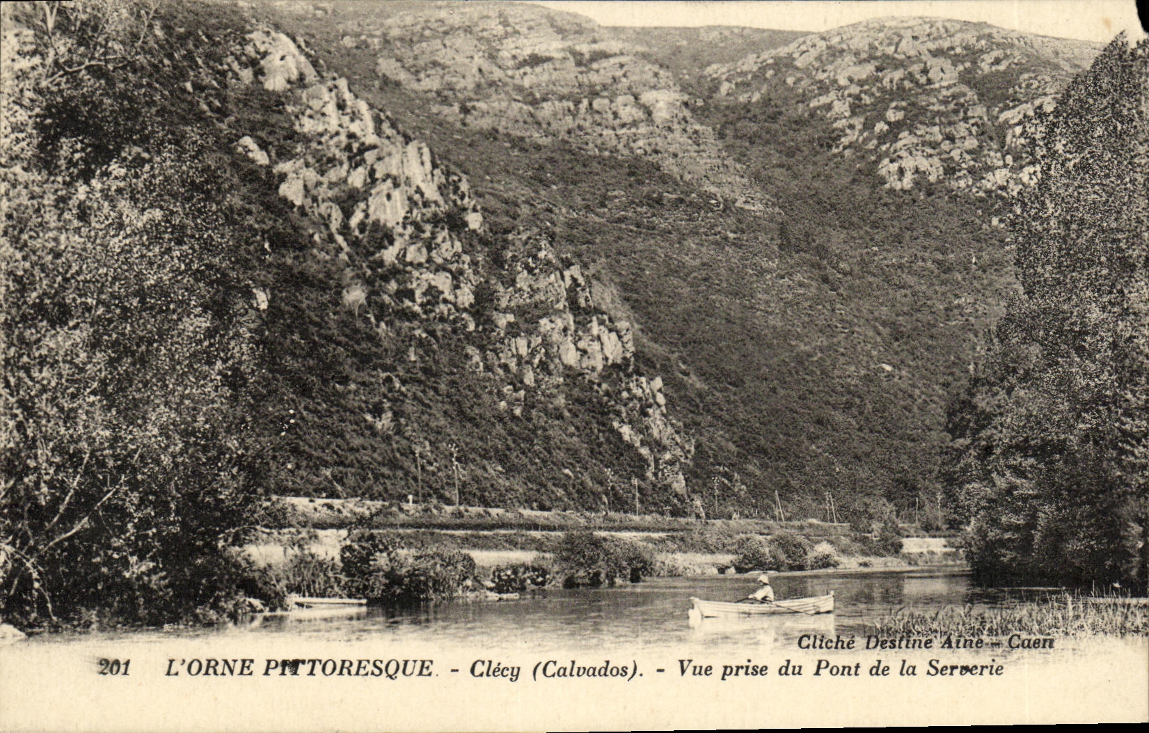 CPA Clecy Vue Prise du Pont de la Serverie