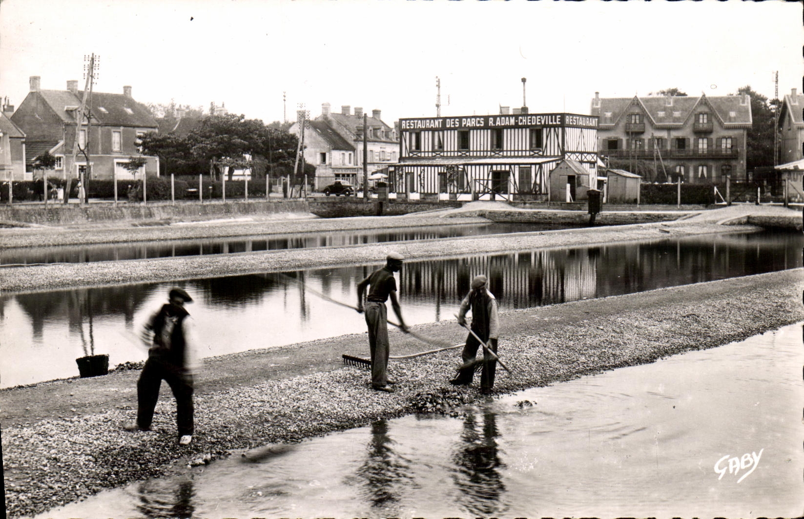 MODERN CARD Restoring Courseulles Parks with Oysters of the parks Adam Chedeville