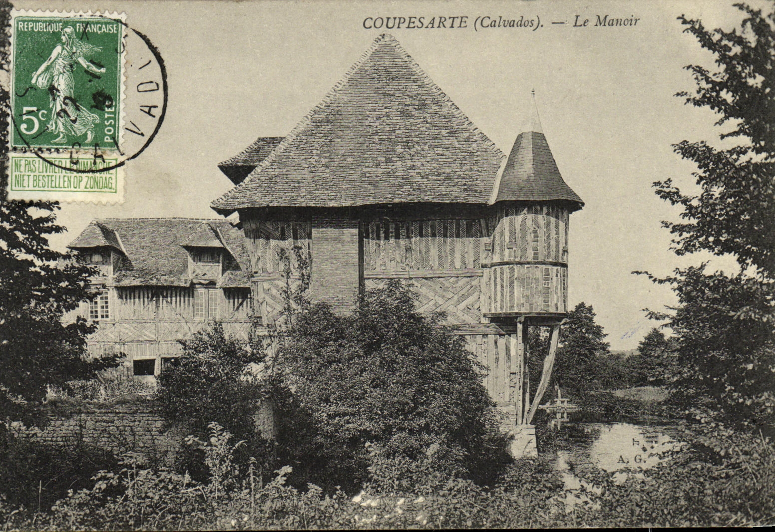 CPA Coupesarte Le Manoir