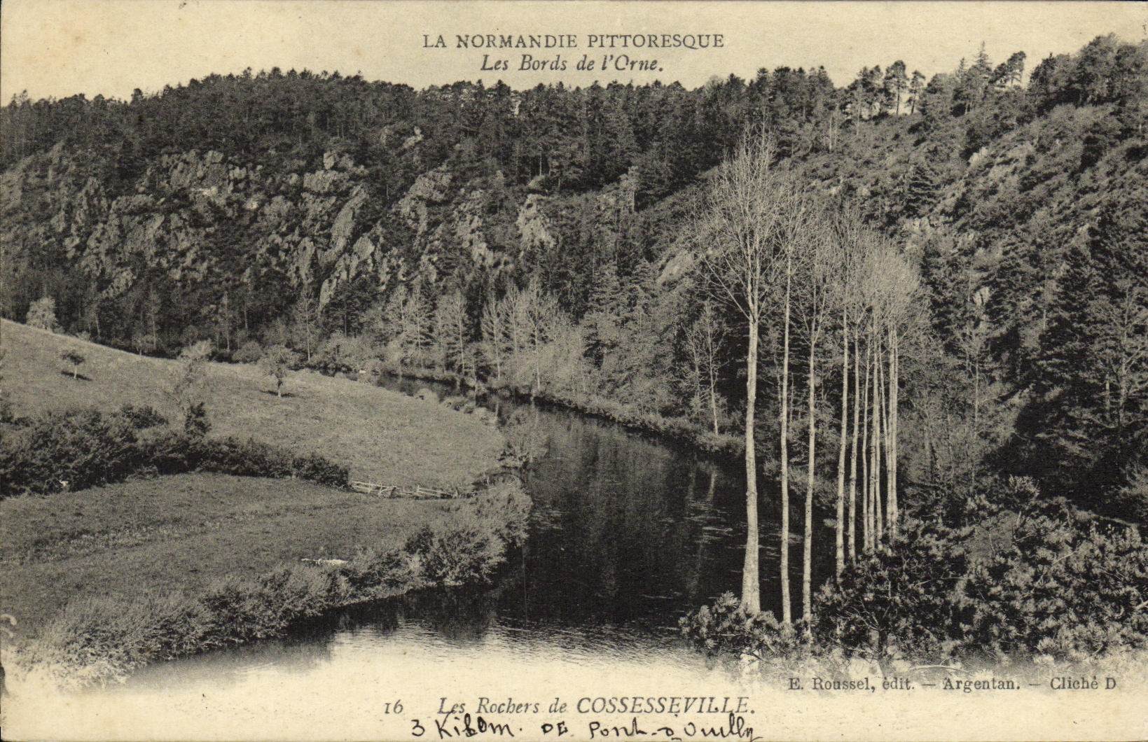 VINTAGE POSTCARD Rocks of Cossesseville