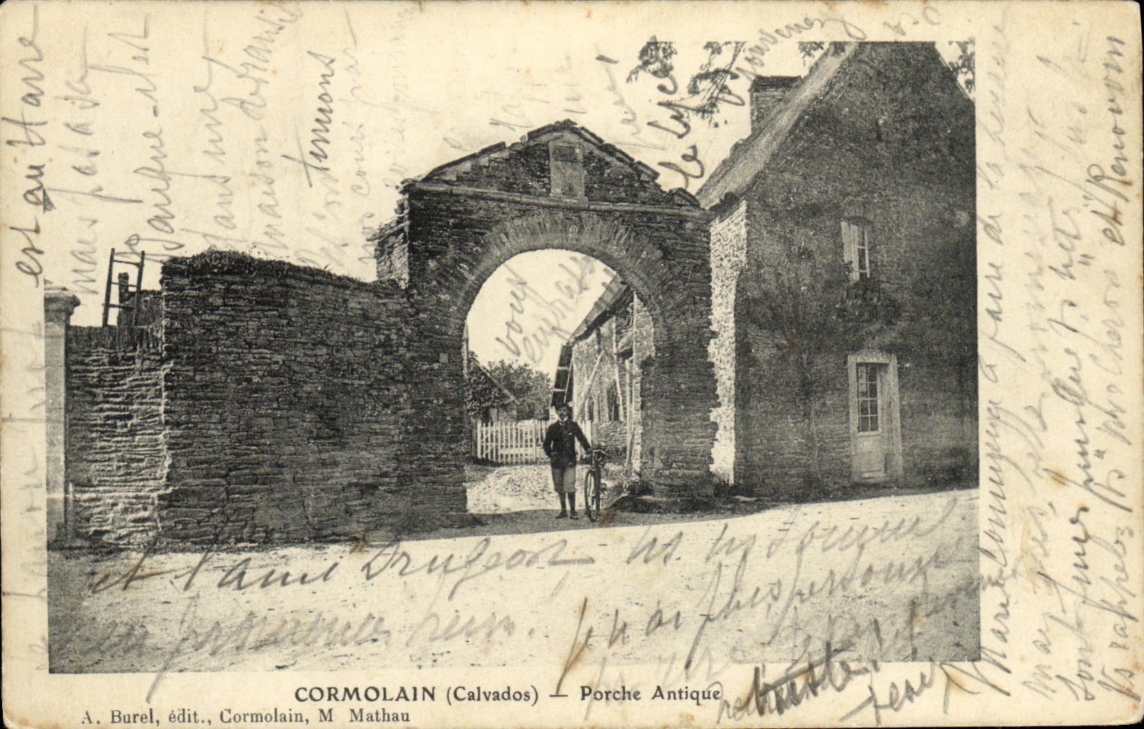CPA Cormolain Porche Antique