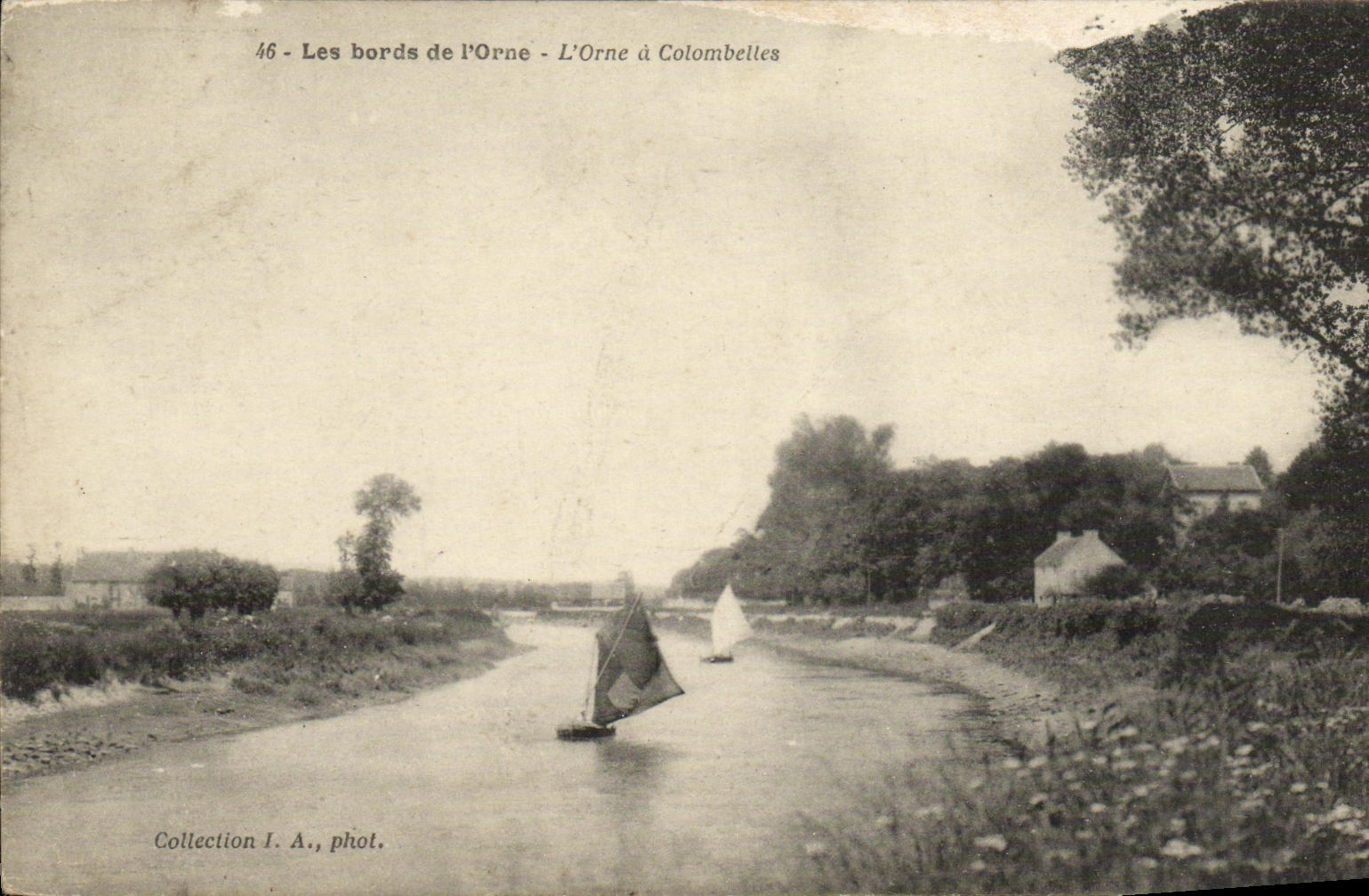 La POSTAL de la VENDIMIA que los bordes de L adornan tiene Colombelles