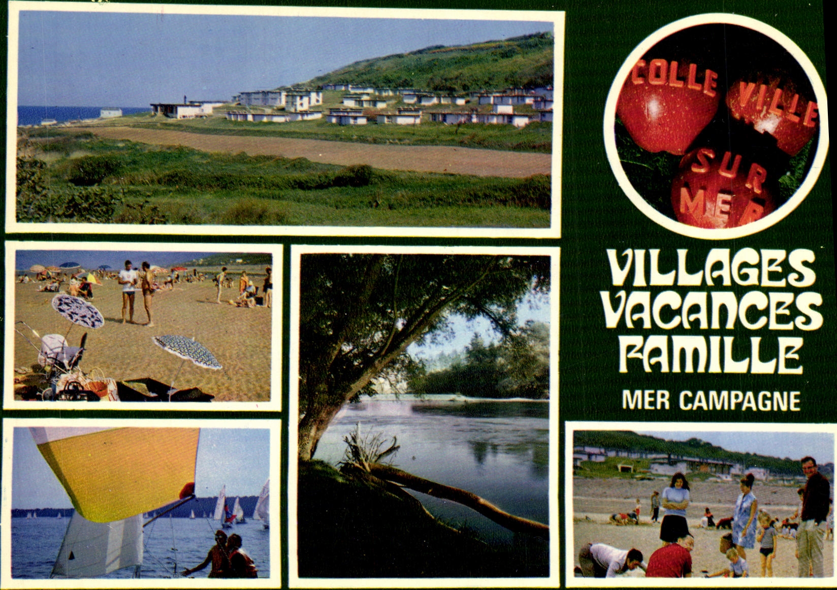 MODERN CARD Colleville On Sea Villages Holidays Family