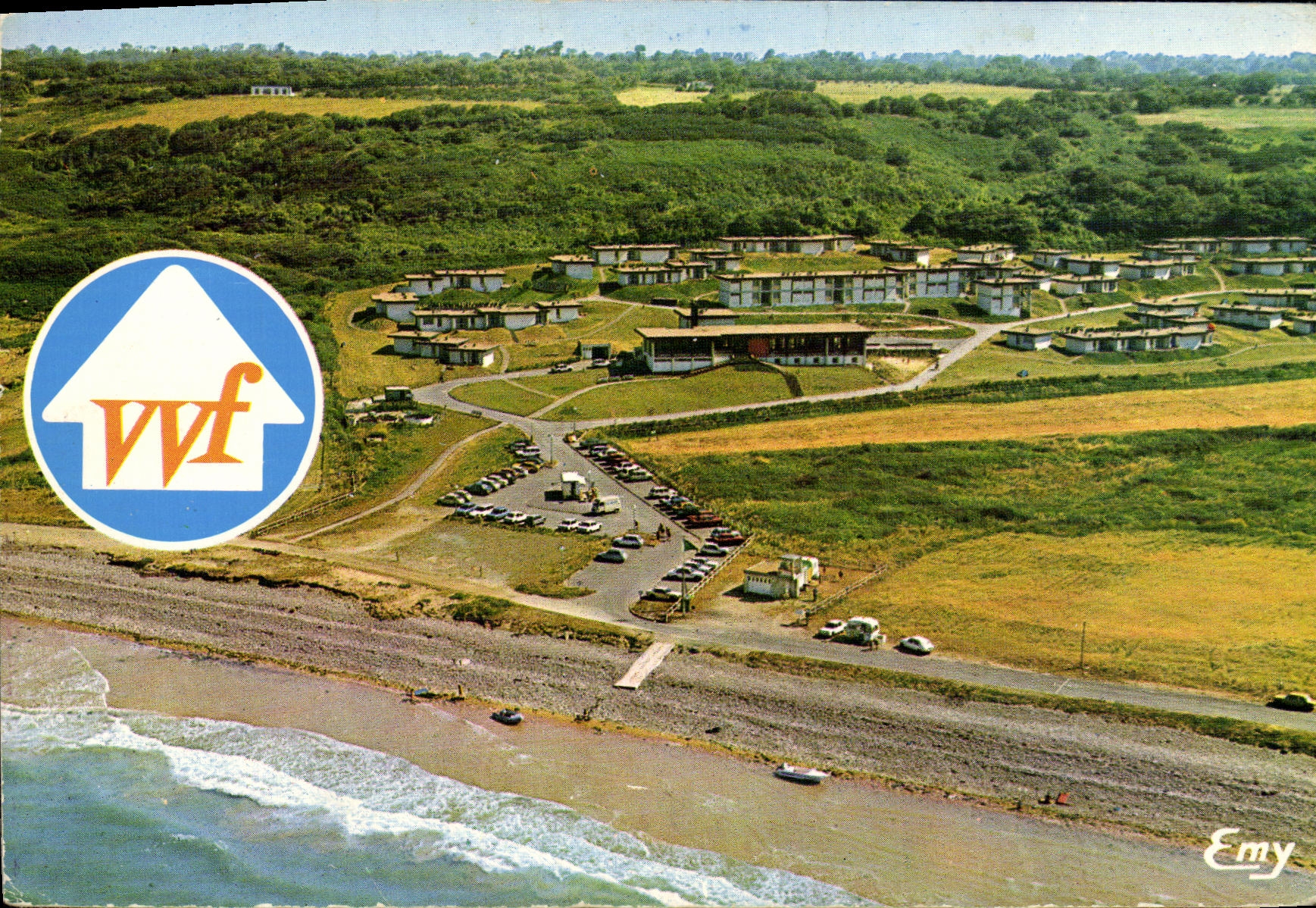 MODERN CARD Colleville On Sea Villages Holidays Family VVF