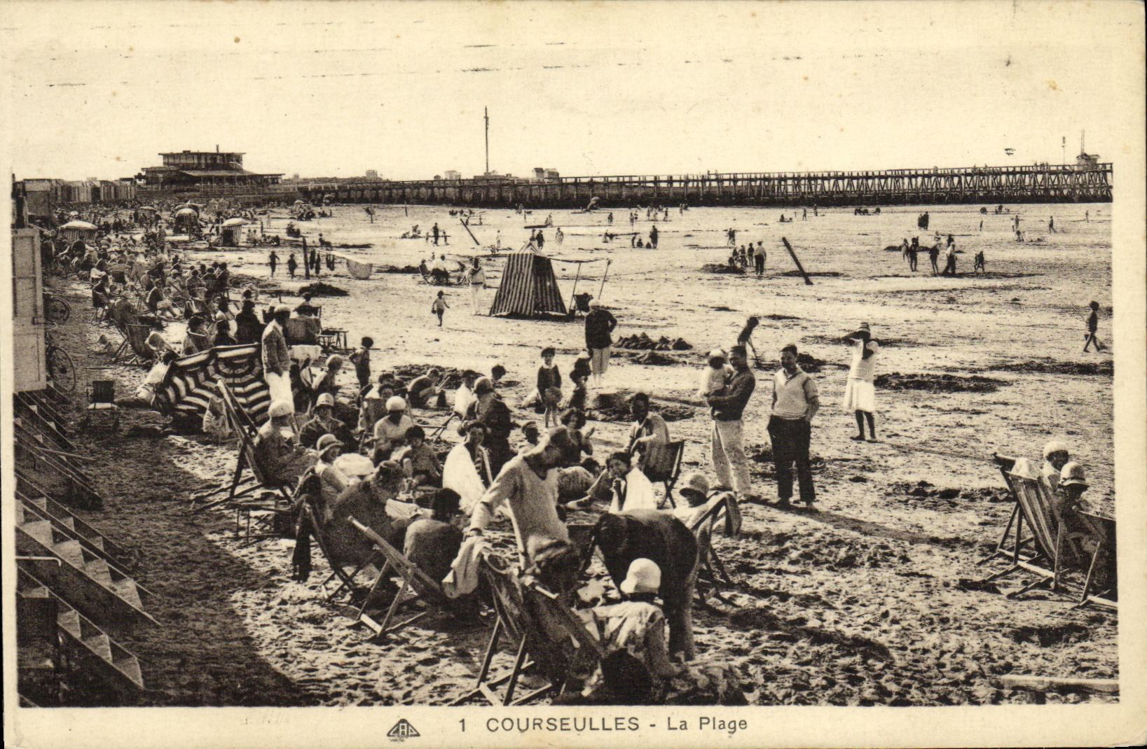 CPA Courseulles la Plage 