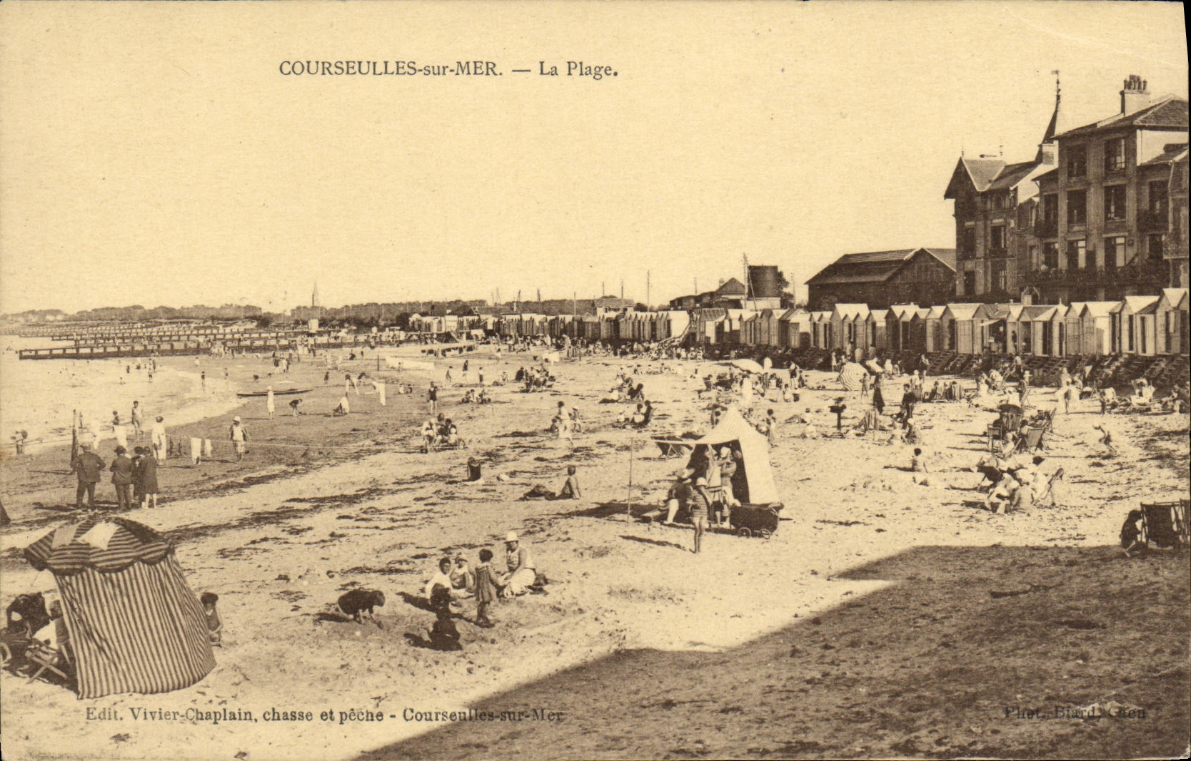 CPA Courseulles Sur Mer La Plage