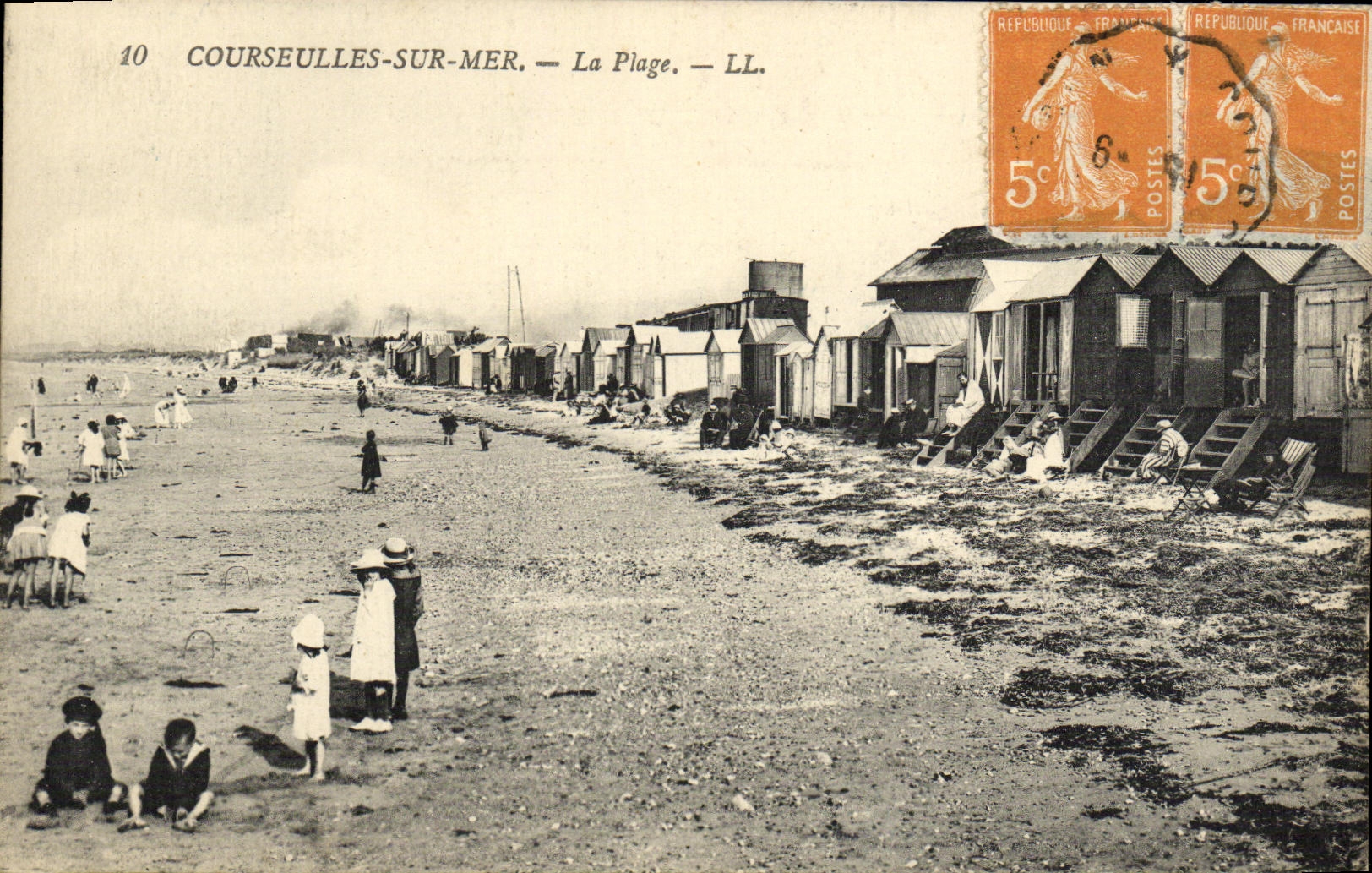 CPA Courseulles Sur Mer La Plage