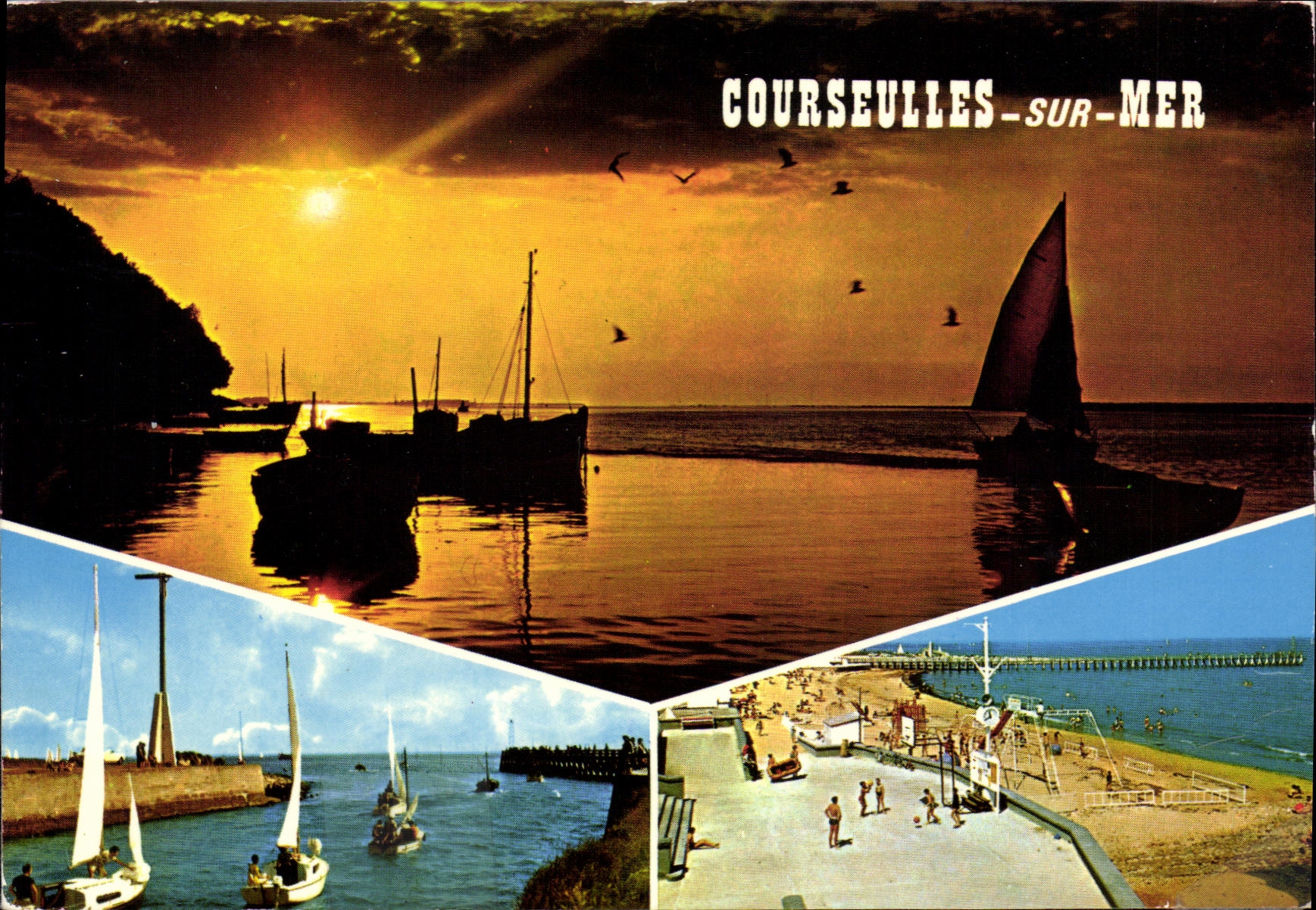 MODERN CARD Courseulles On Sea