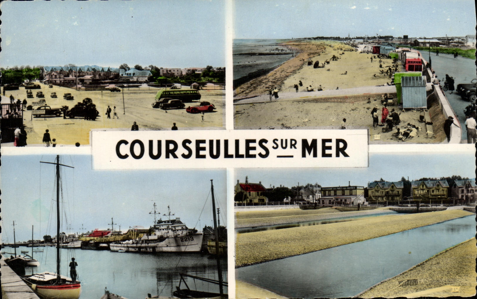 MODERN CARD Courseulles On Mer Park has huiters Plage