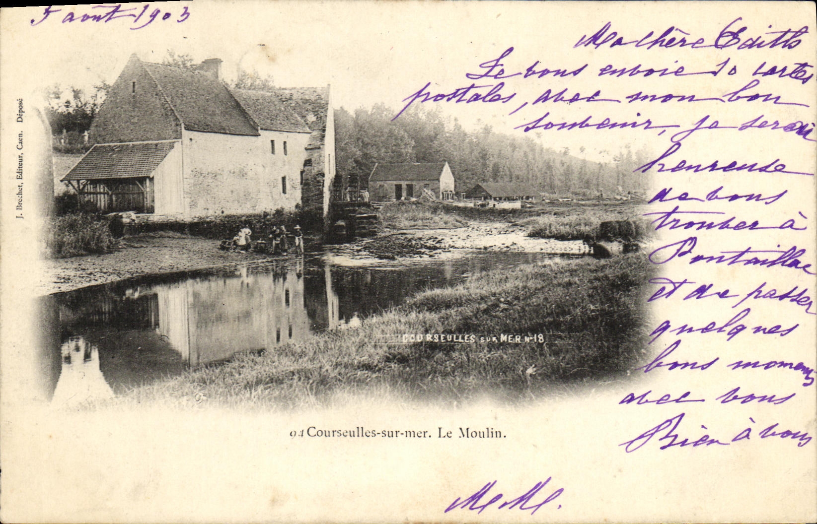 CPA Courseulles Sur Mer Le Moulin