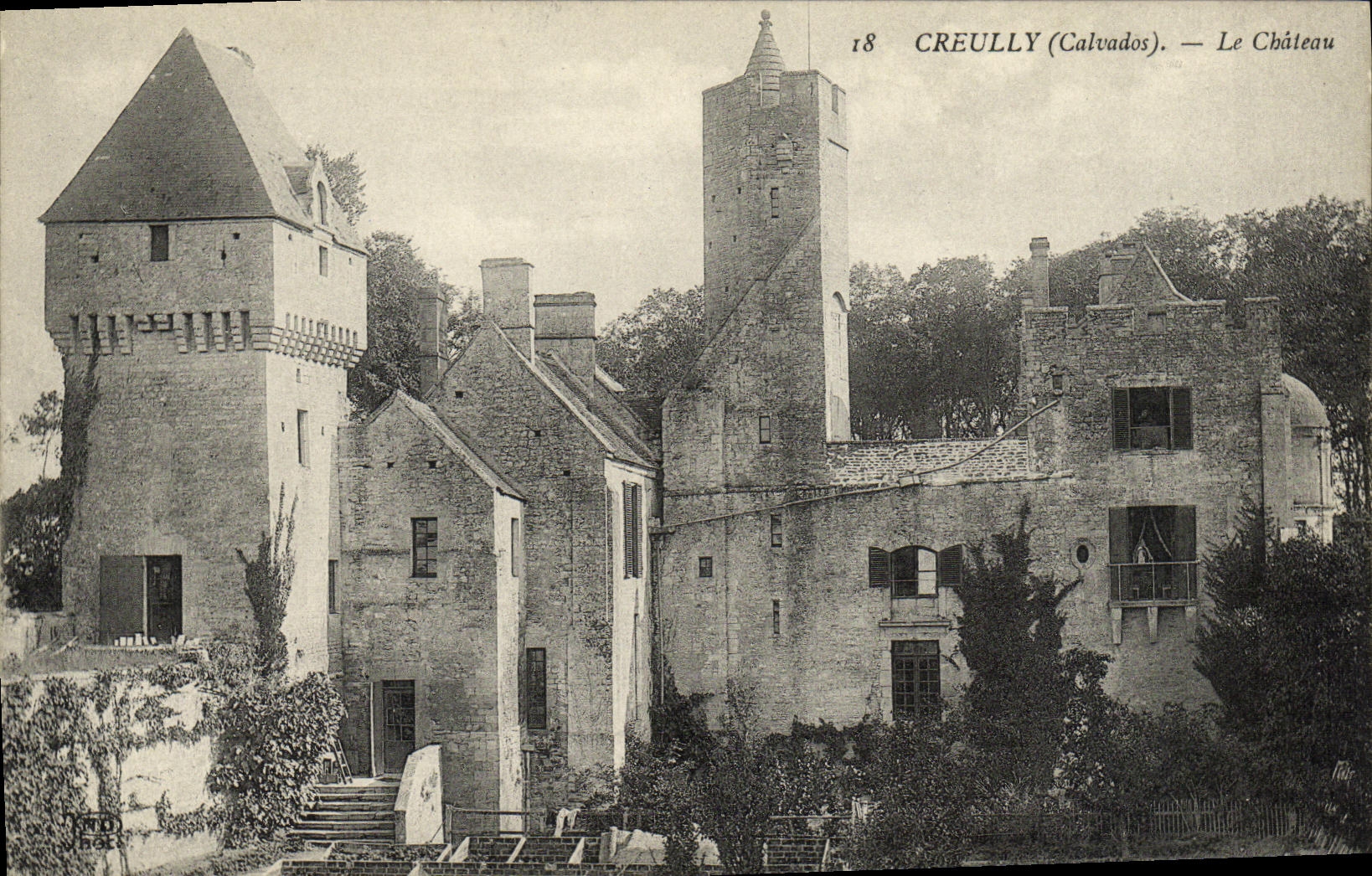 CPA Creully Le Chateau