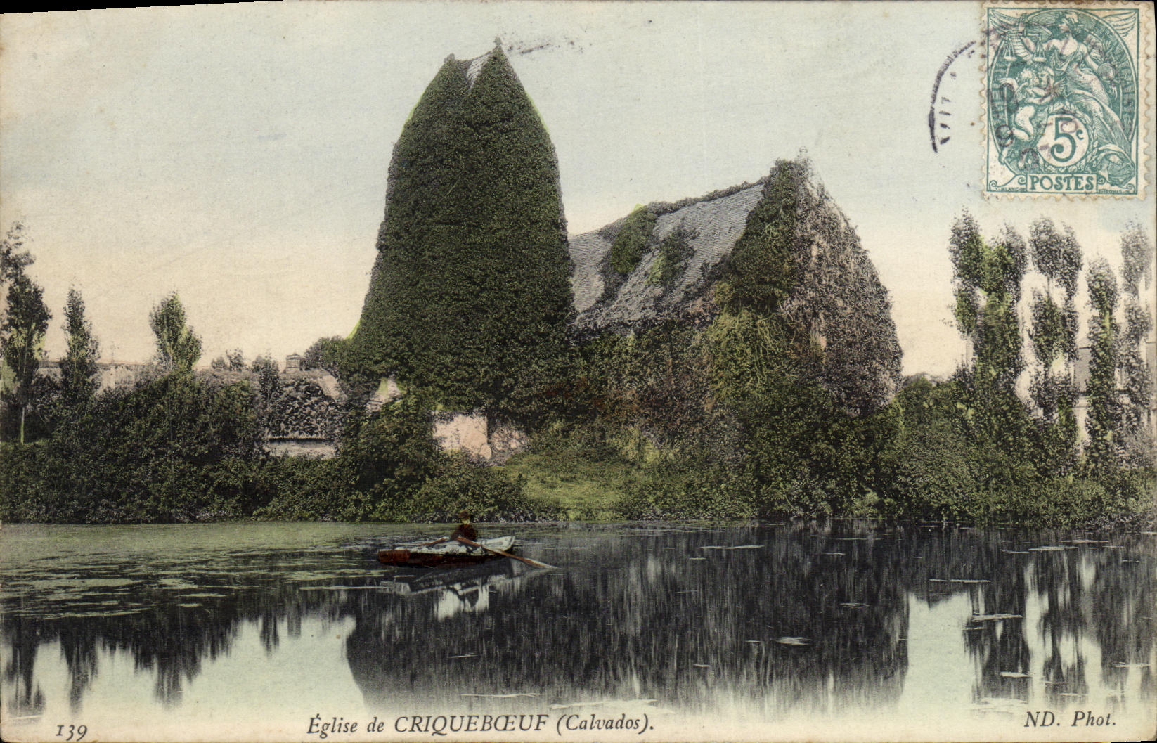 CPA Eglise de Cricqueboeuf 