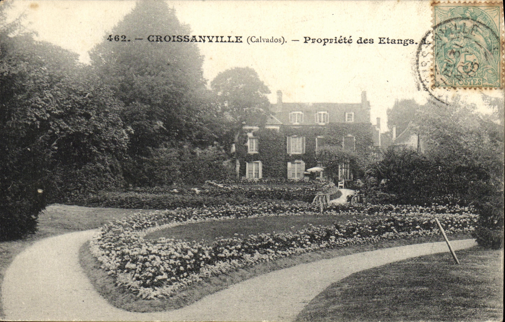 CPA Croissanville Propriete des Etangs
