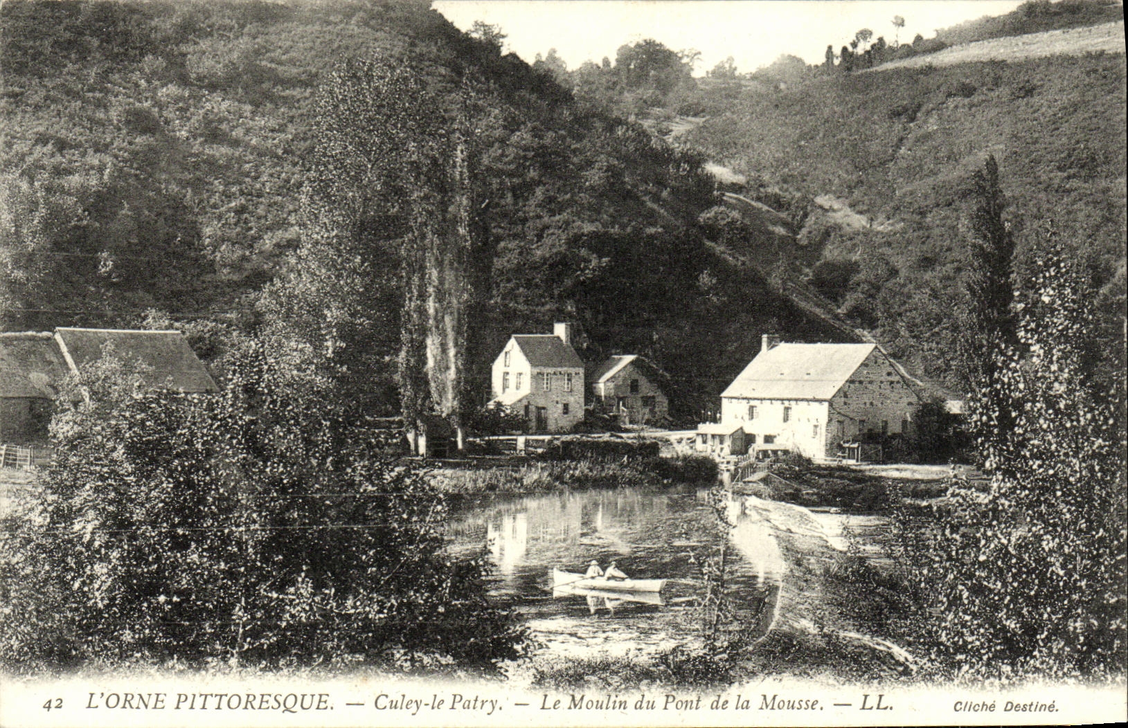 CPA L Orne Pittoresque Culey le Patry Le Moulin du Pont de la Mousse