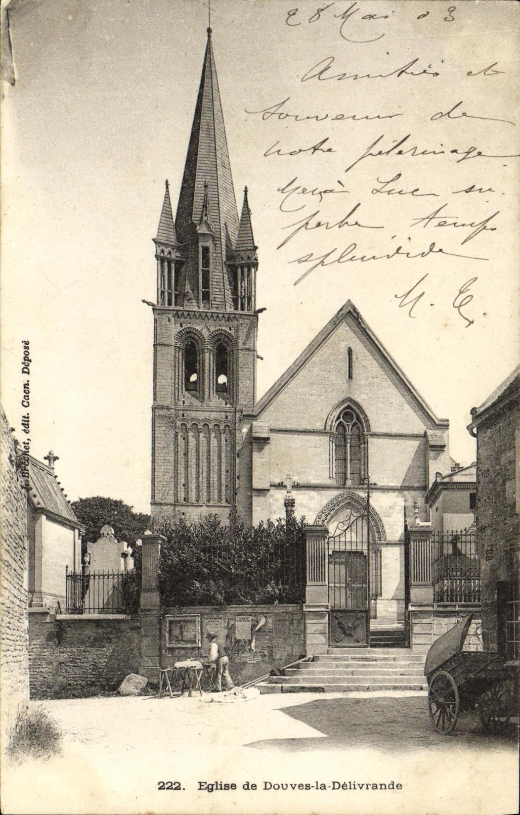 CPA Eglise de Douvres la Delivrande