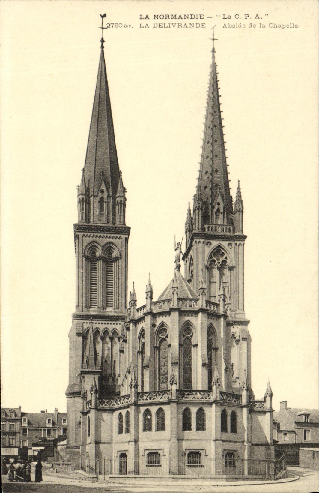 CPA La Normandie La Delivrande Abside de la chapelle