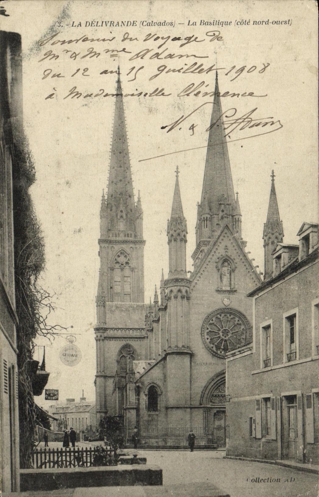 CPA La Delivrande La Basilique 
