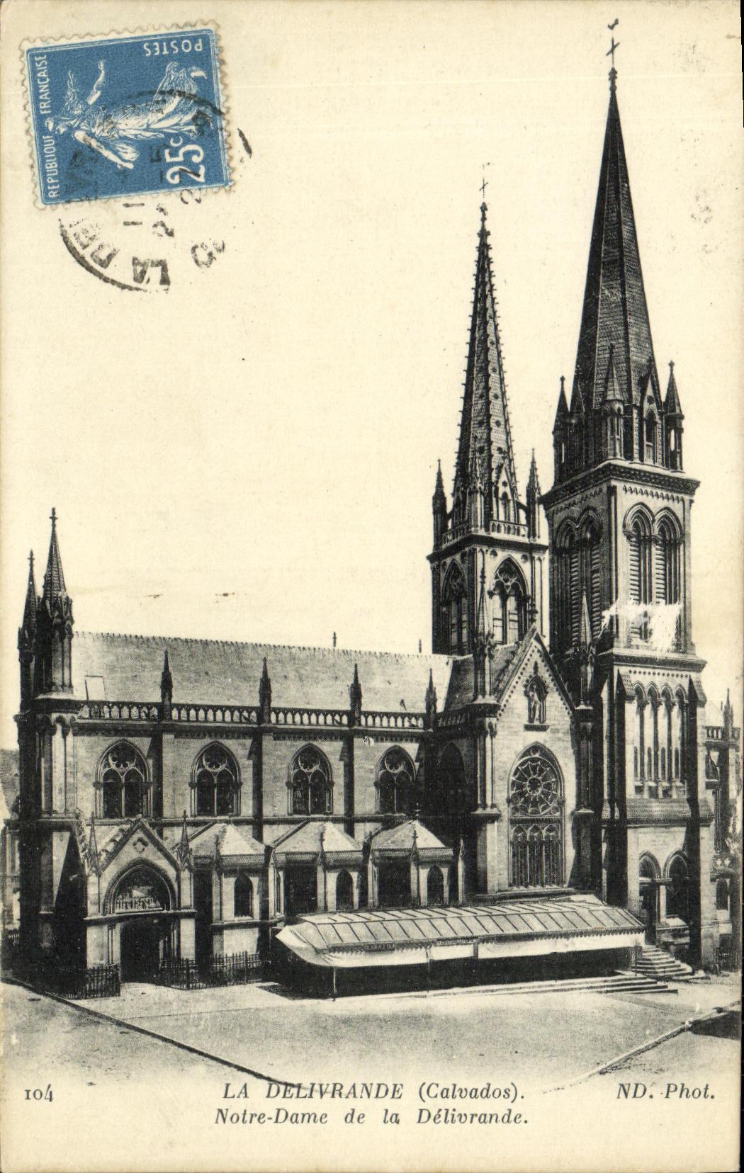 CPA La Delivrande Notre Dame de la Delivrande