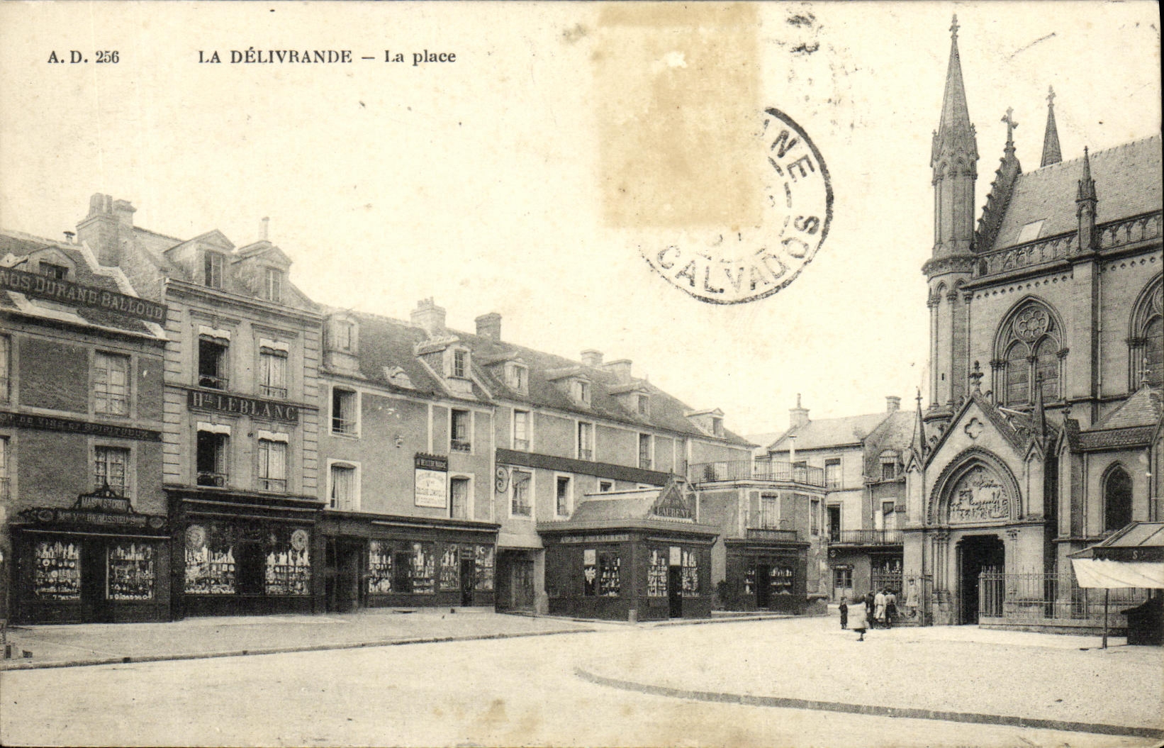 CPA La Delivrande La Place