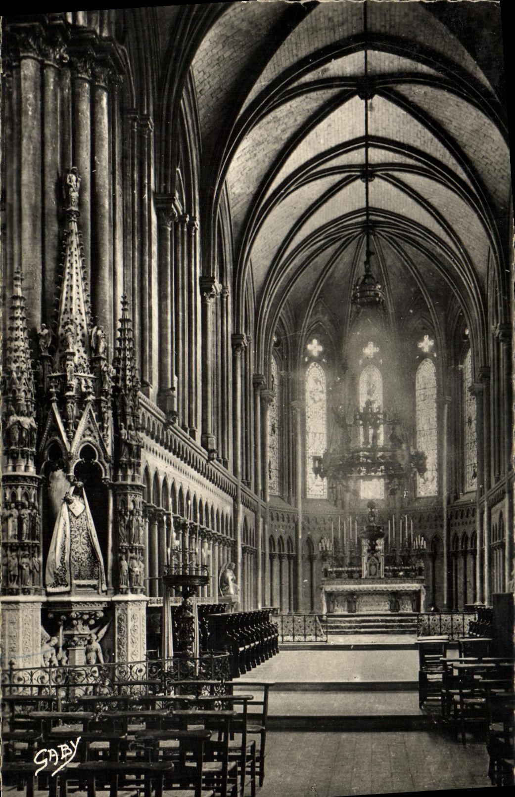 CPM La Delivrande Basilique de Notre Dame de la Delivrande Le Choeur