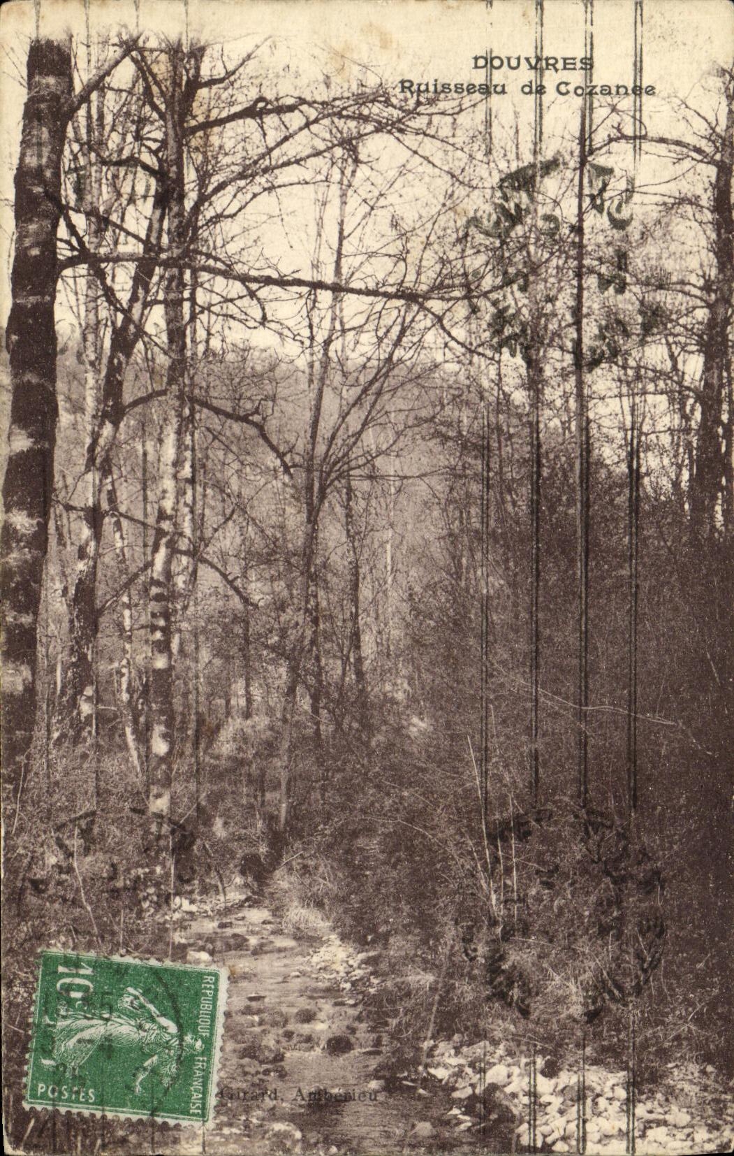 VINTAGE POSTCARD Dover Brook of Cozanee