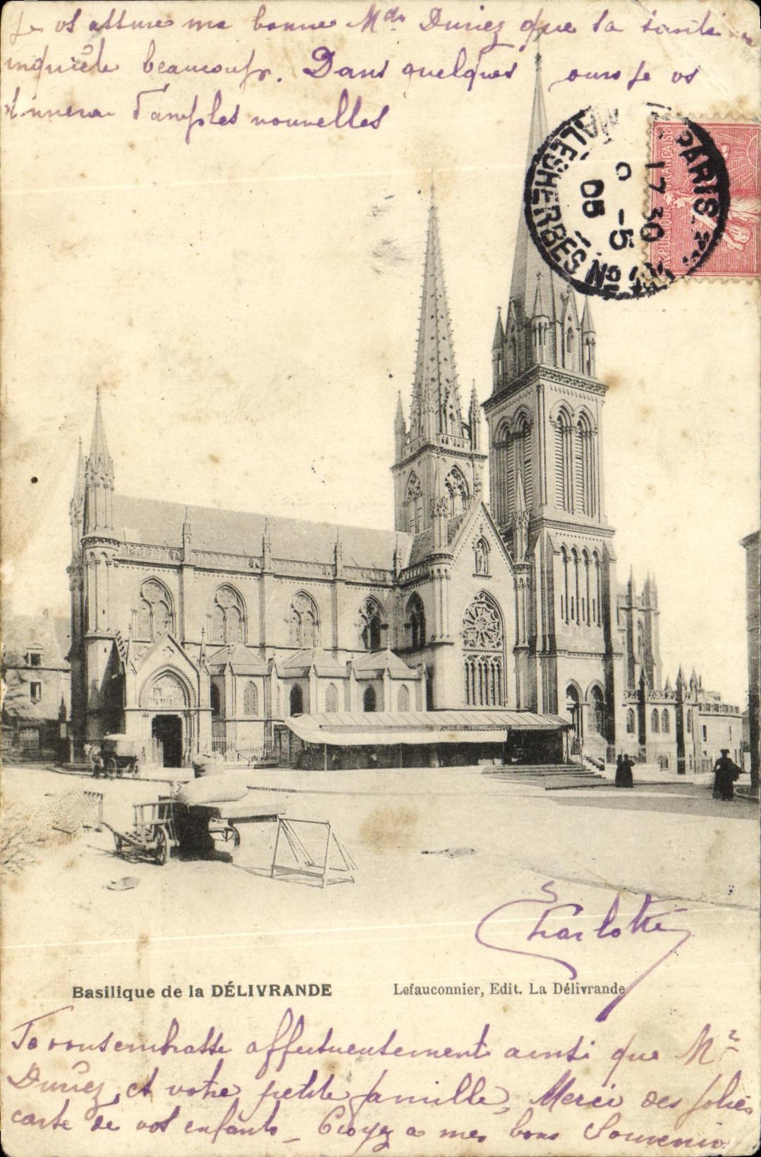 CPA Basilique de la Delivrande