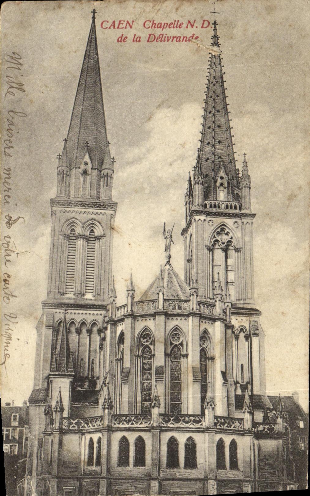 CPA Caen Chapelle N D de la Delivrande