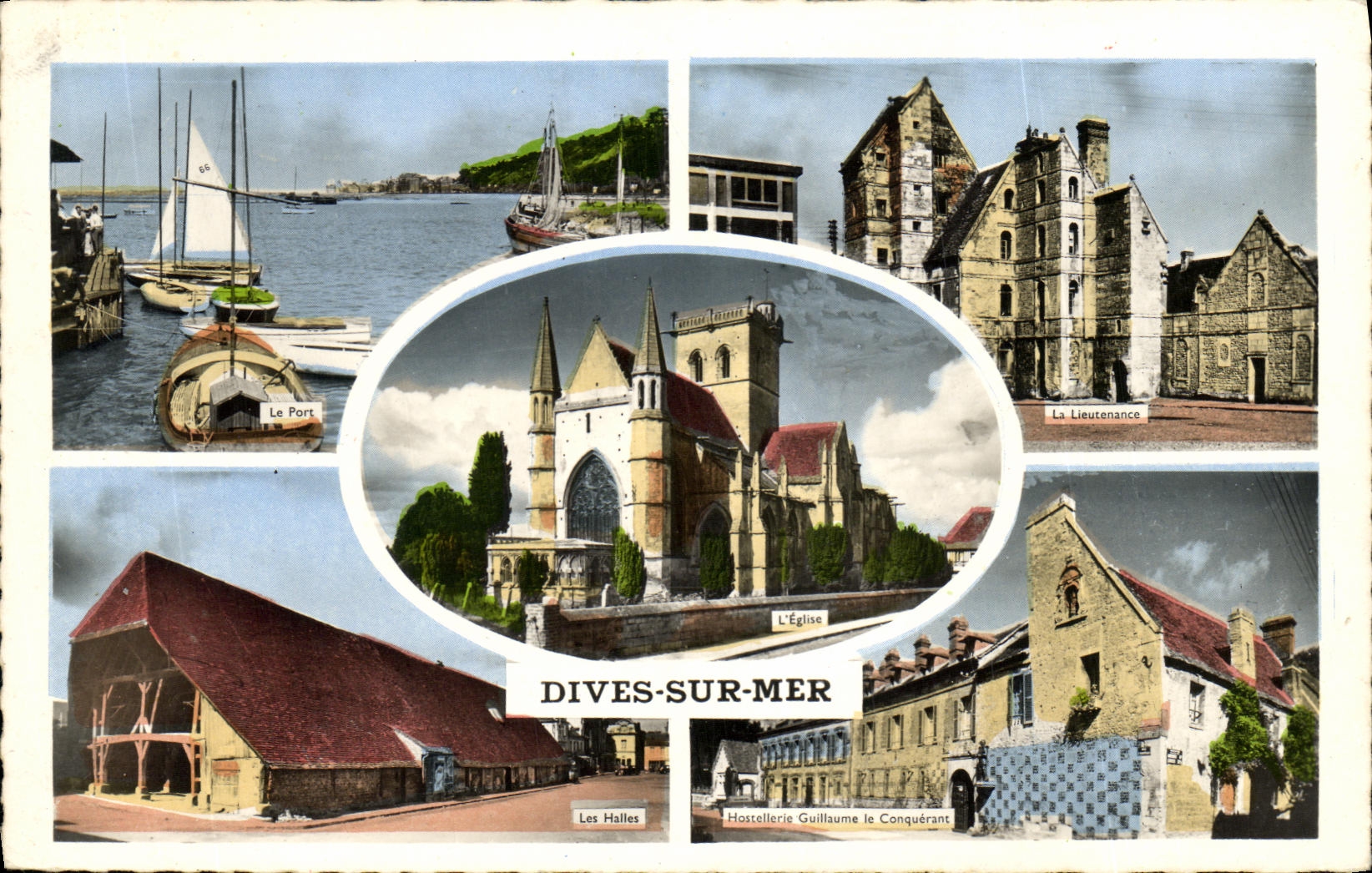 CPM Dives sur Mer Halles Lieutenance 