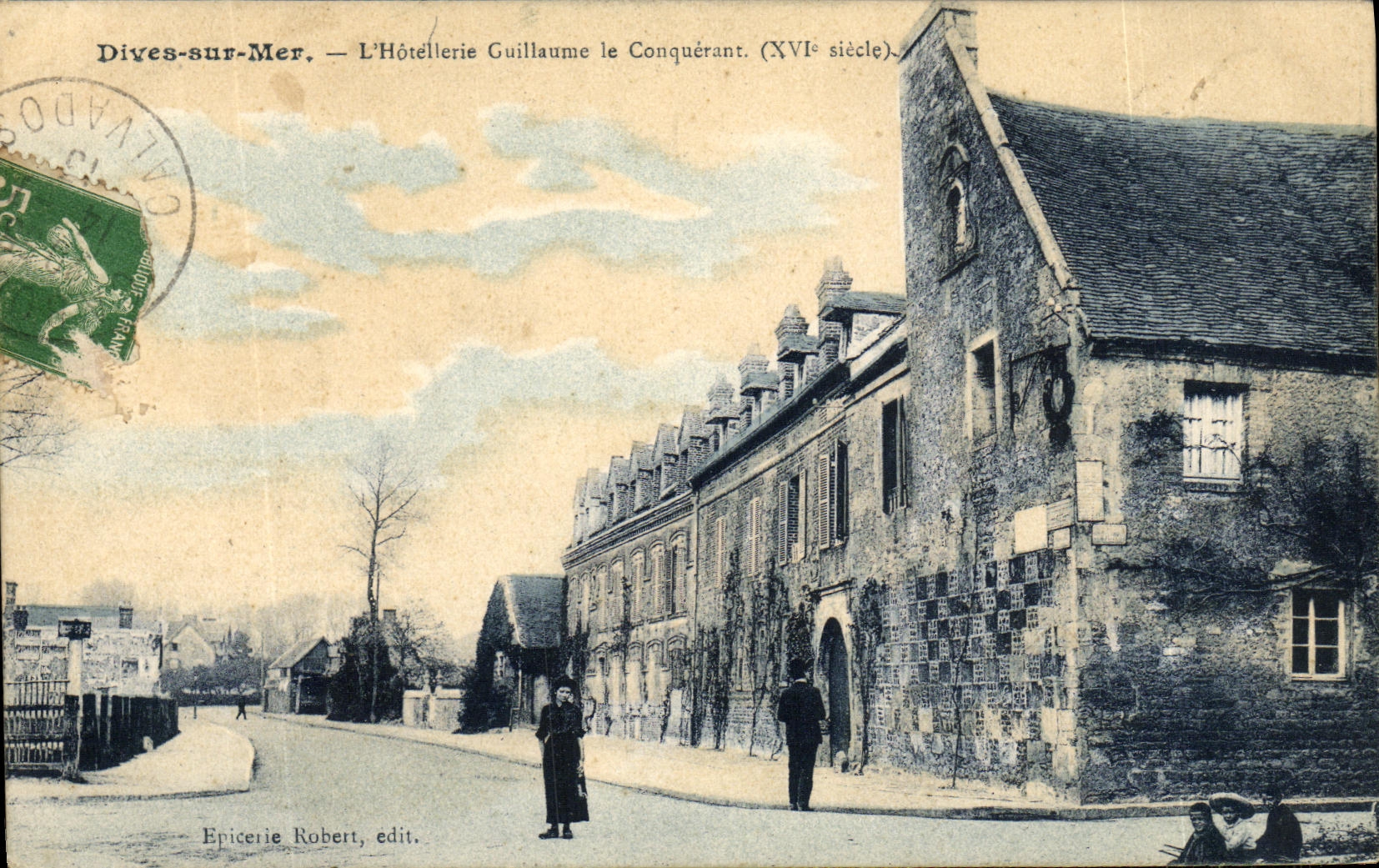 VINTAGE POSTCARD Divine on Sea L Hotel trade of William the Conqueror