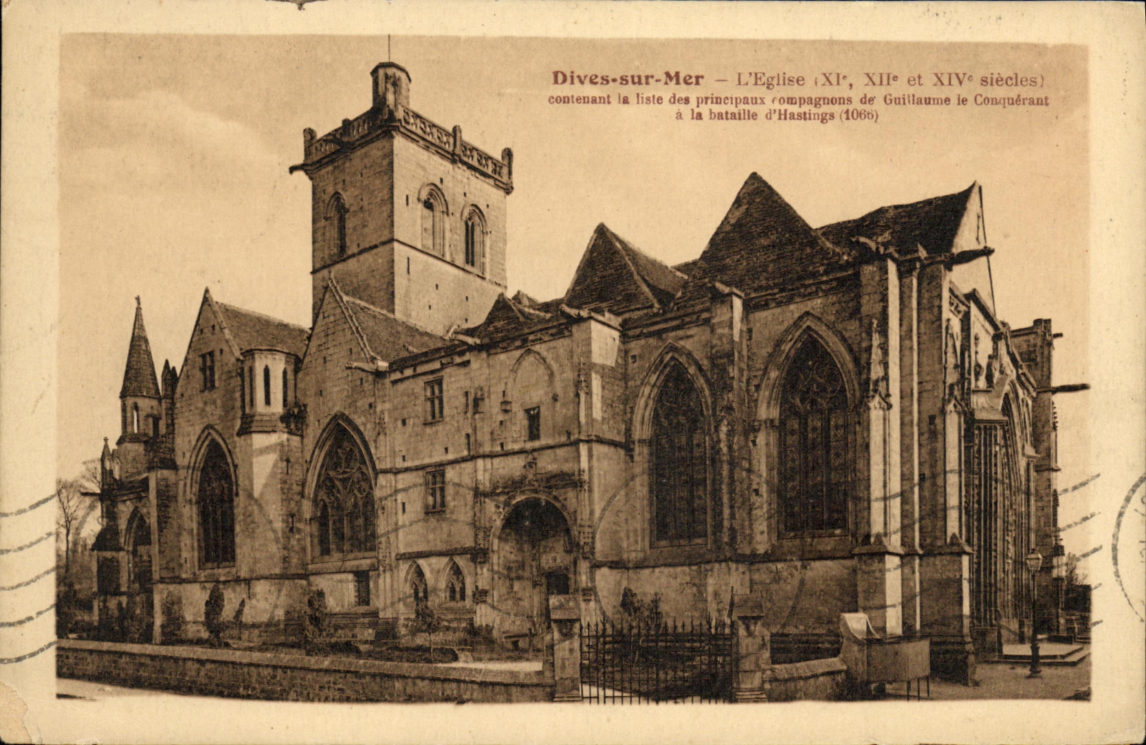CPA Dives sur Mer L Eglise
