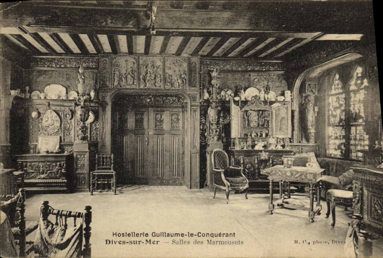CPA Hostellerie Guillaume le Conquerant Dives sur Mer Salles des Marmousets