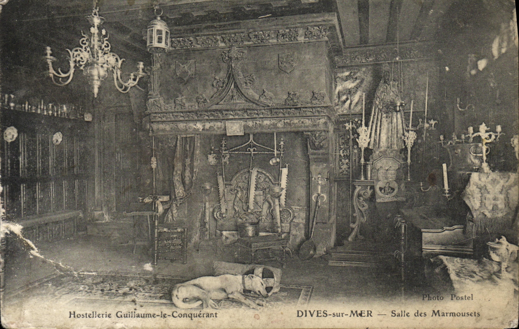 CPA Hostellerie Guillaume le Conquerant Dives sur Mer Salle des Marmousets 