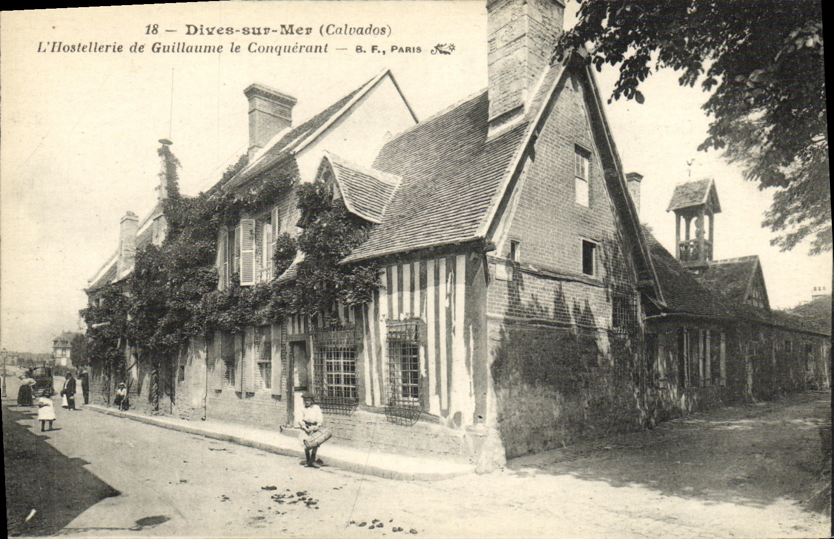 CPA Dives Sur Mer Hostellerie Guillaume le Conquerant Enfant