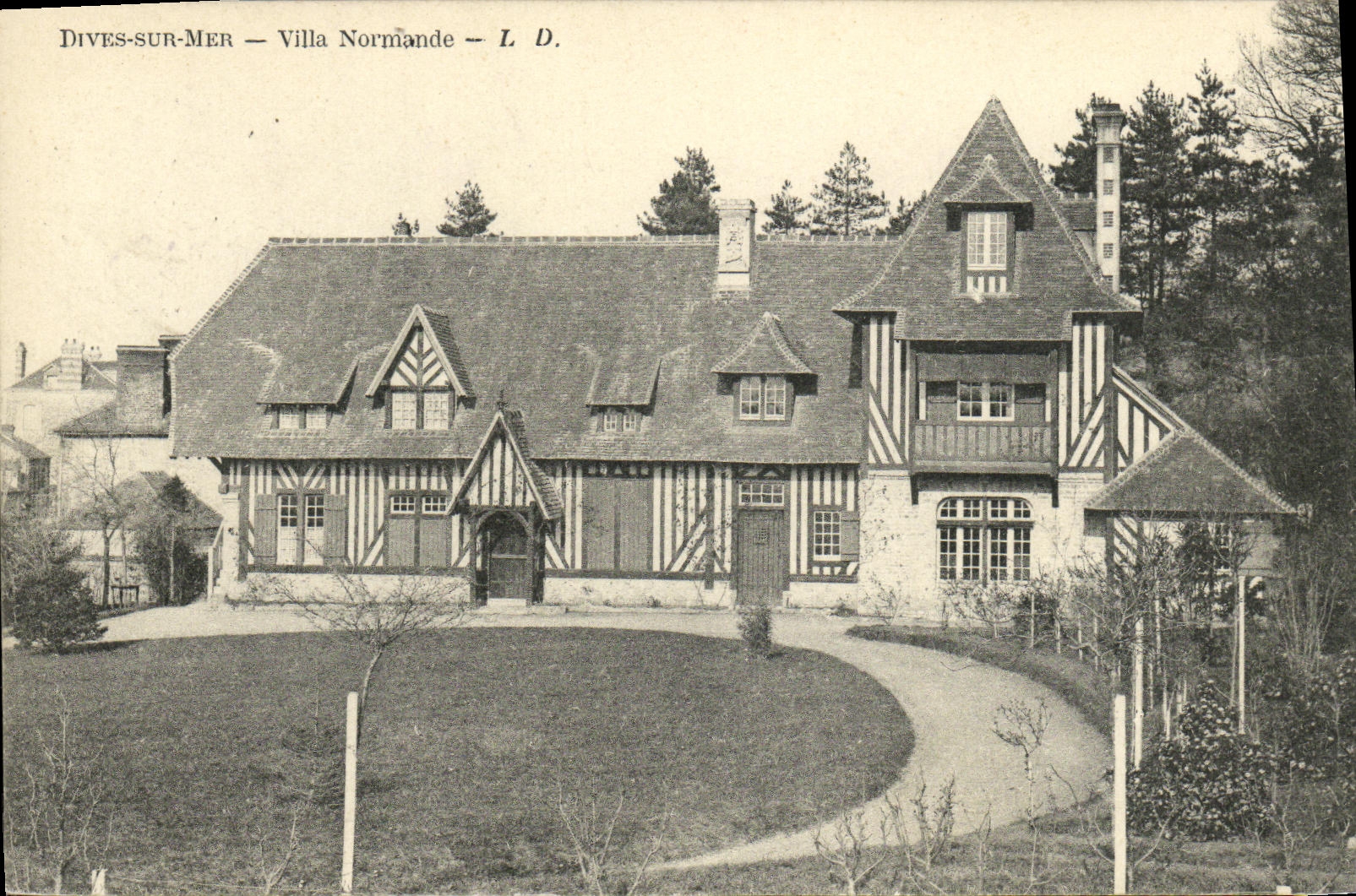 CPA Dives Sur Mer Villa normande 