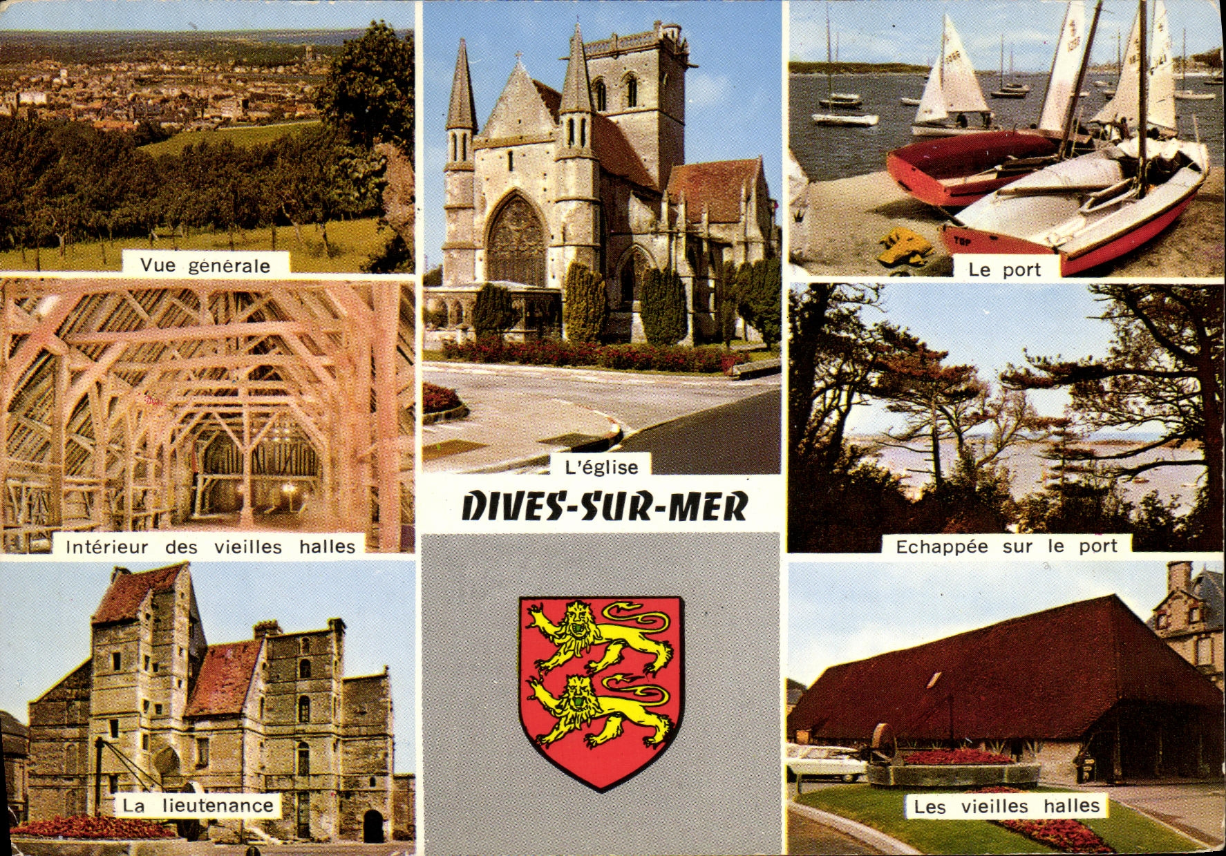 POSTAL MODERNA adivinar la vista en Guillermo la aldea del conquistador que el puerto pone lugartenencia