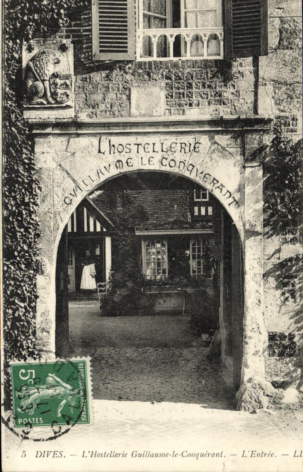 POSTAL L divino meson de moda Couquerant de la VENDIMIA del pais de Guillermo