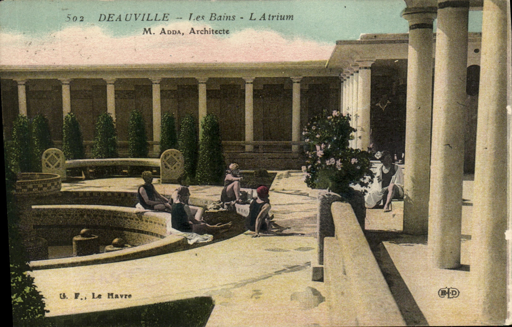 CPA Deauville Les Bains L Atrium