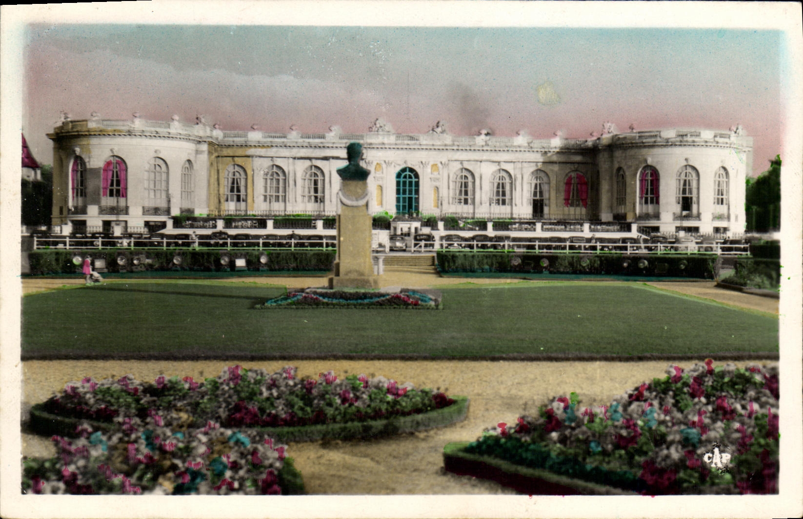 CPA Deauville Plage Fleurie Le Casino 