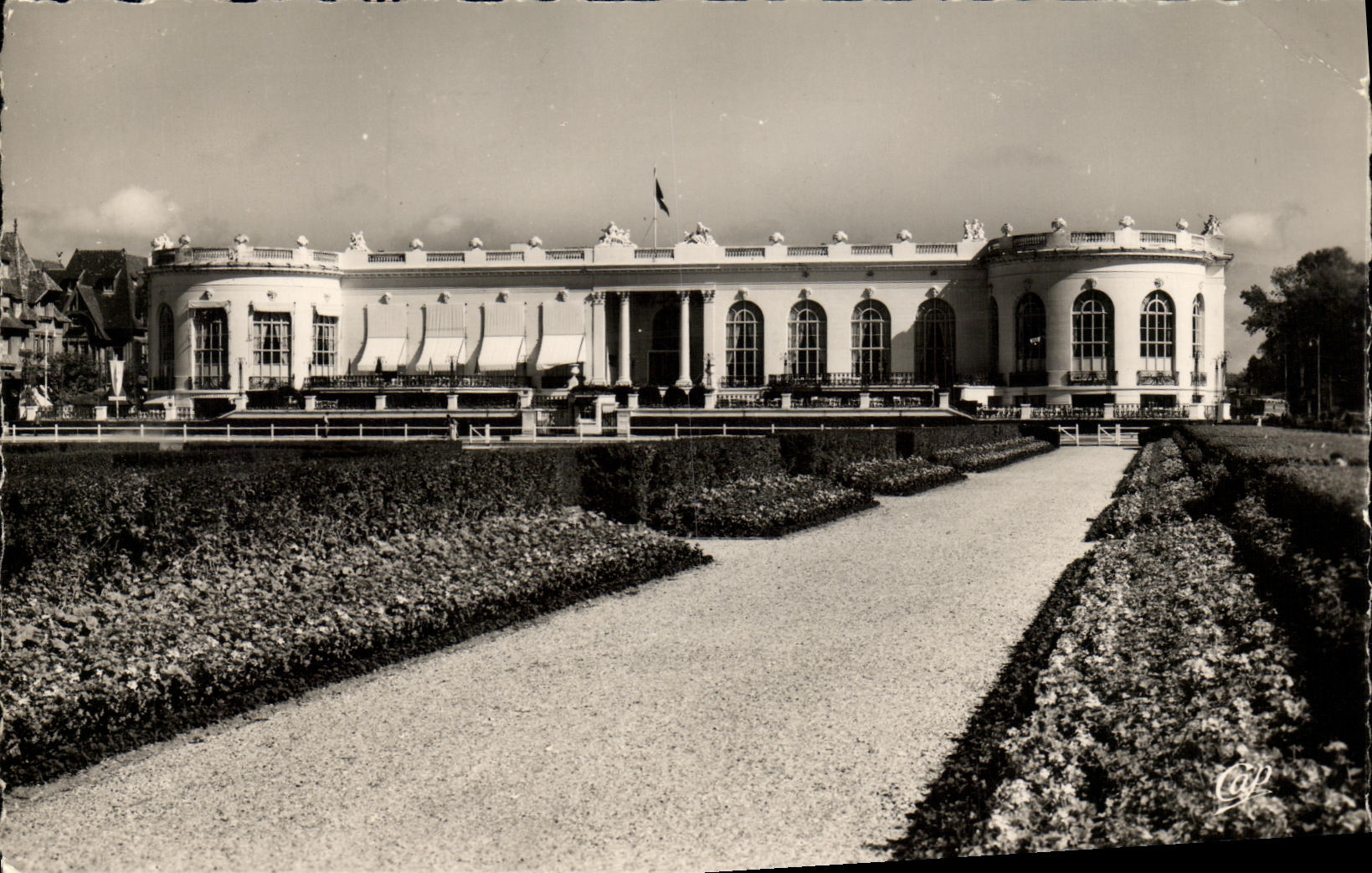 CPA Deauville Plage Fleurie Le Casino 