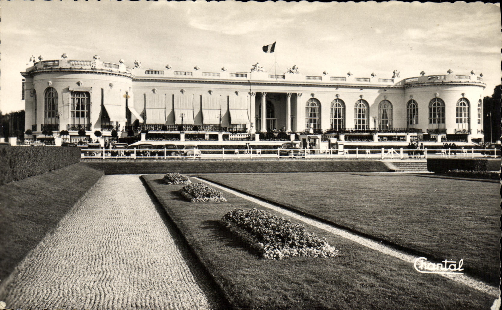 CPA Deauville Plage Fleurie Le Casino 