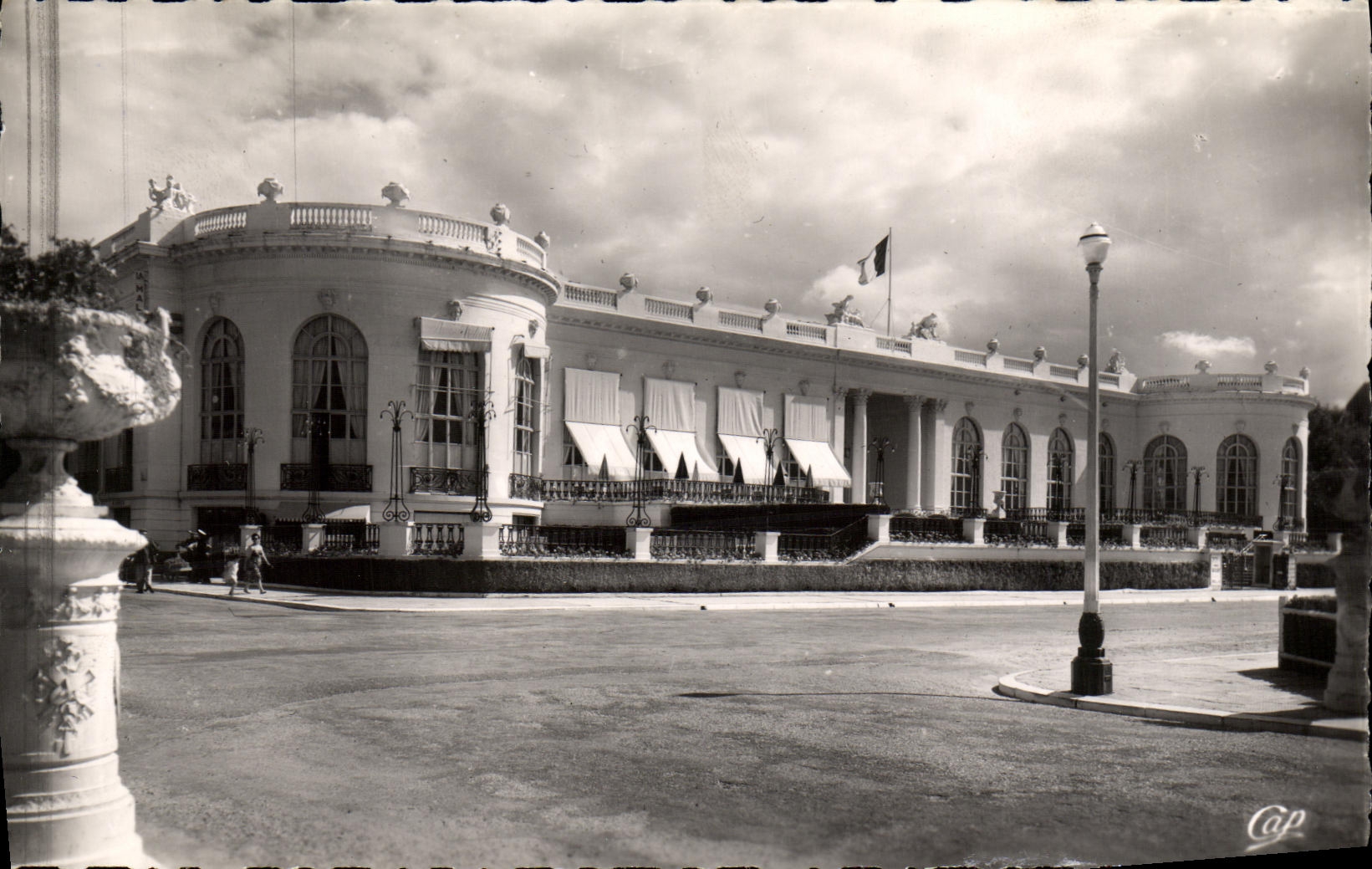 CPA Deauville Plage Fleurie Le Casino 