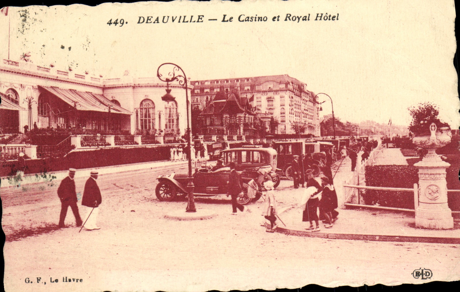 CPA Deauville Le Casino et Royal Hotel