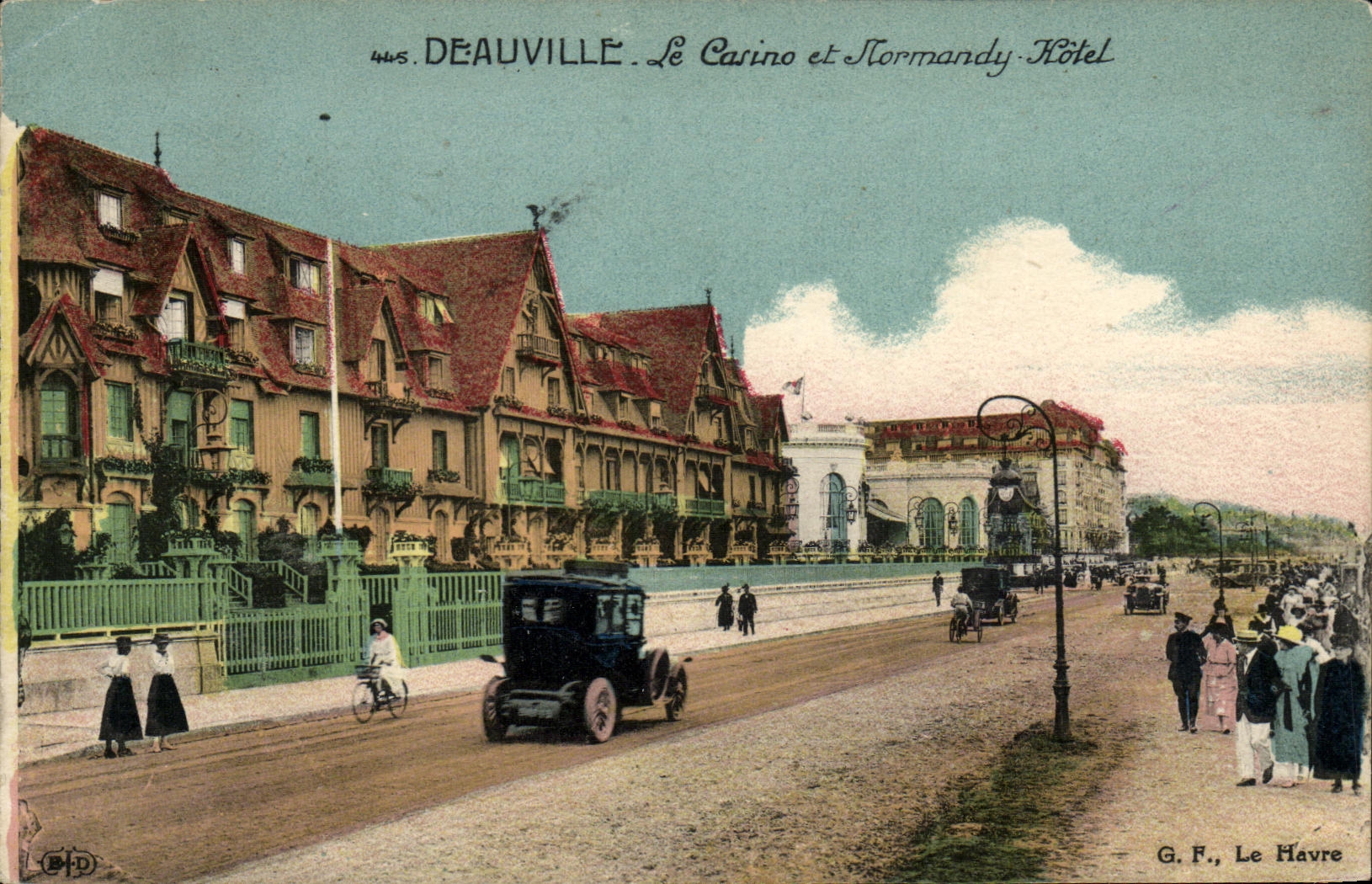 CPA Deauville Le Casino Normandy Hotel