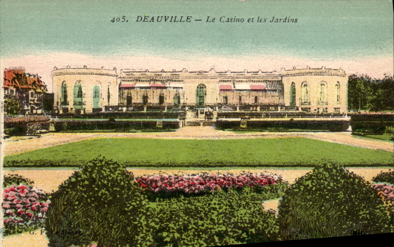 CPA Deauville Le Casino et les Jardins
