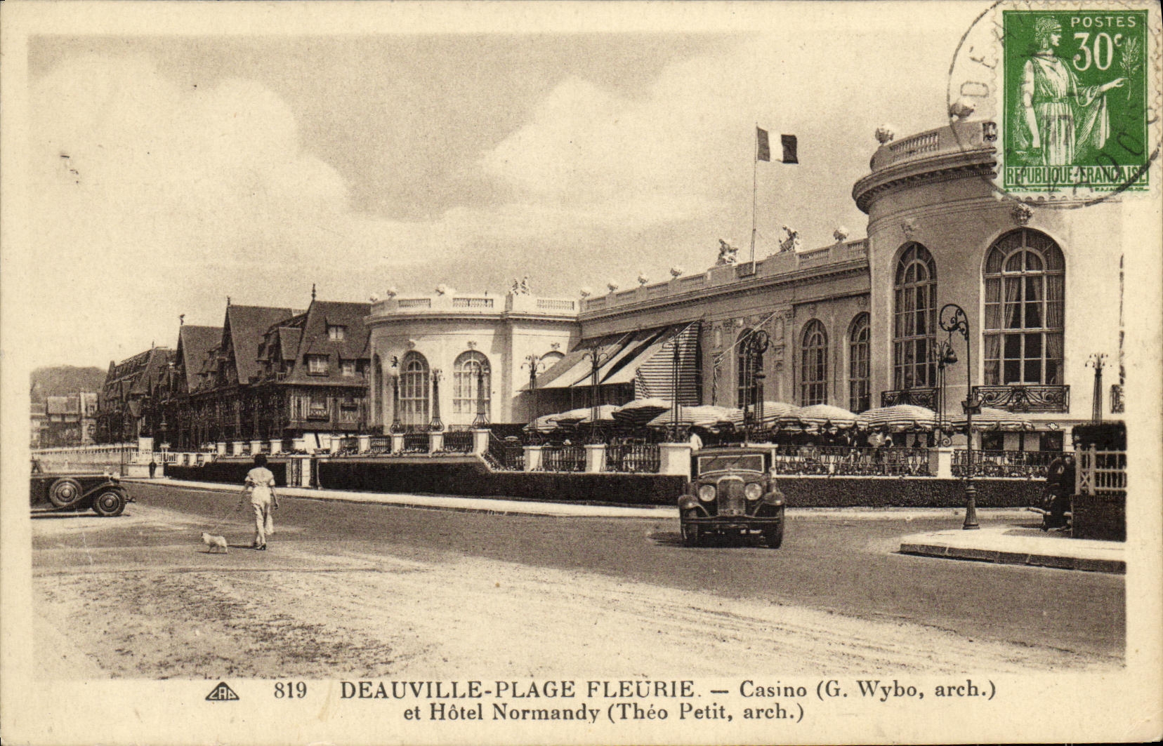 CPA Deauville Le Casino et Hotel Normandy