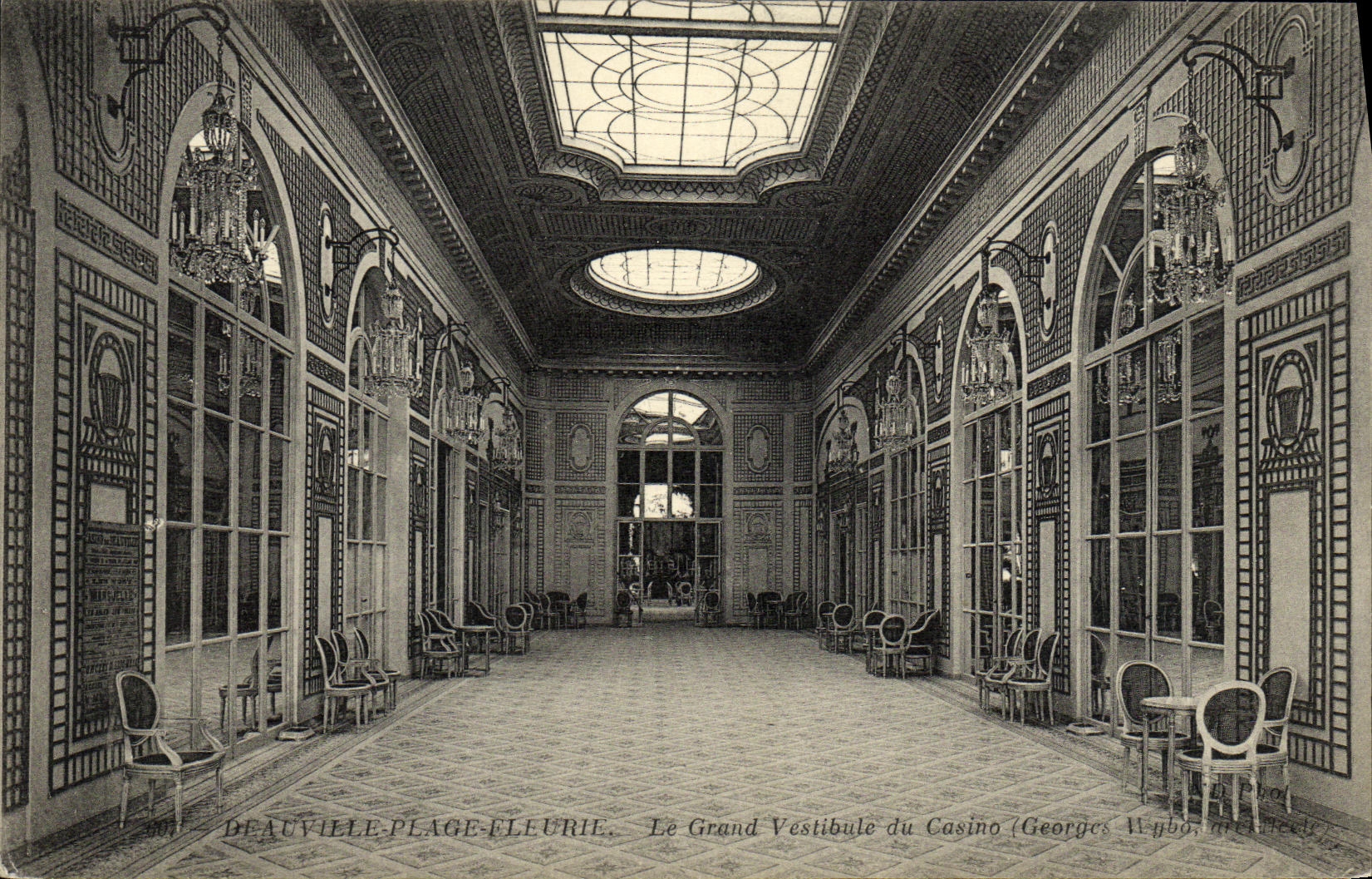 CPA Deauville La Plage Fleurie Le grand vestibule du casino