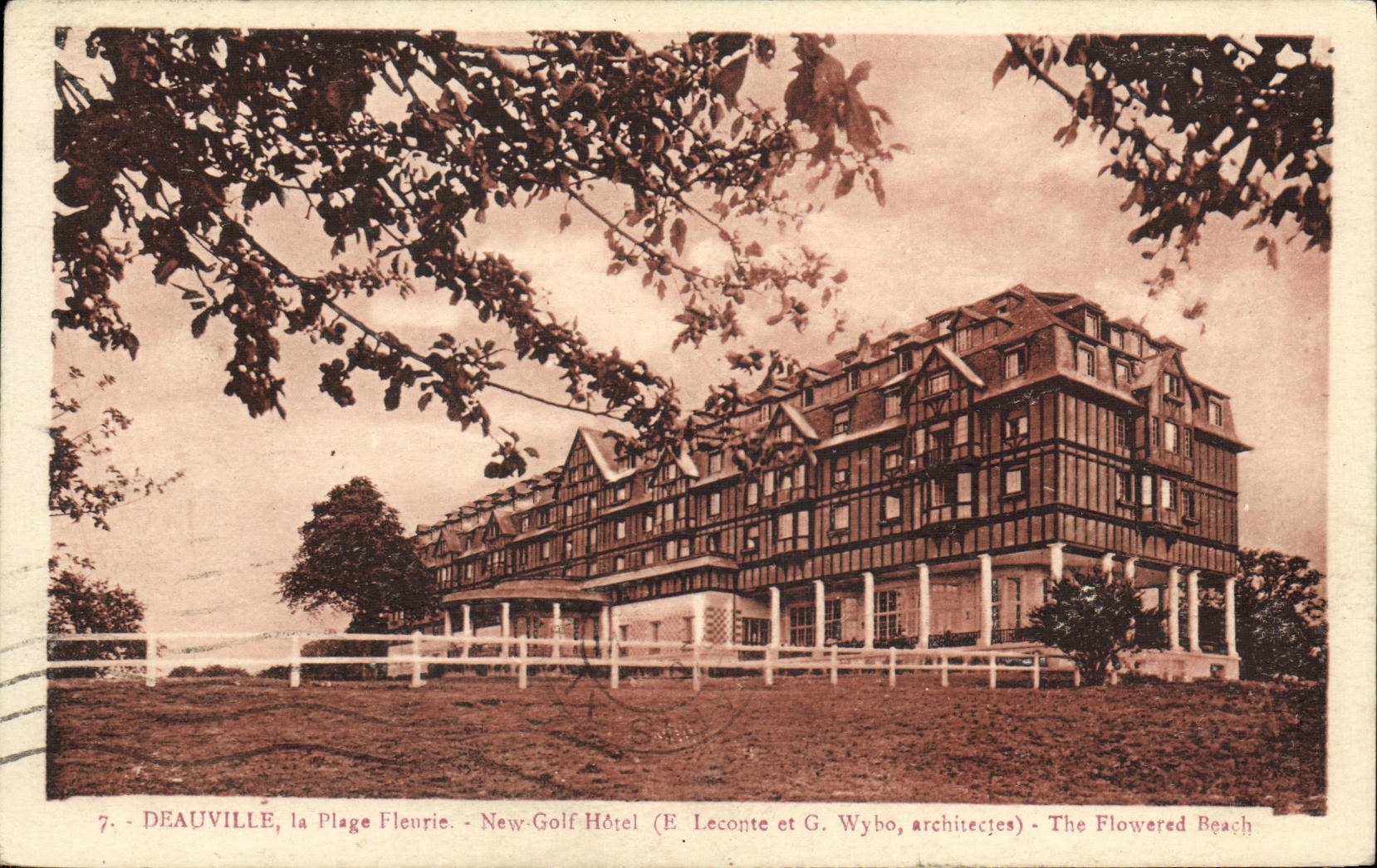 CPA Deauville La Plage Fleurie New Golf