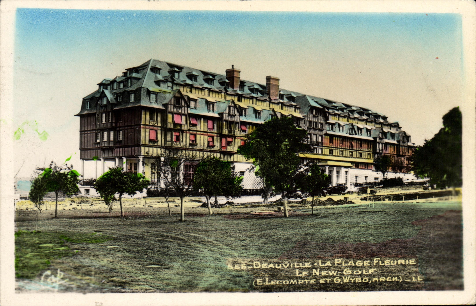 CPA Deauville La Plage Fleurie New Golf Hotel
